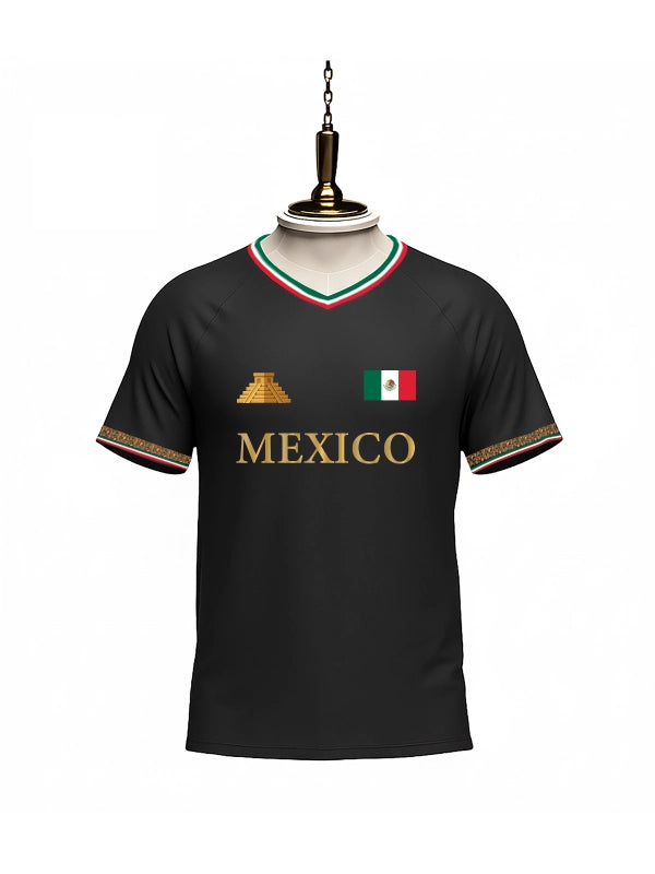 Mexico World Cup Signature Jersey (Black) By Shopsery image 2