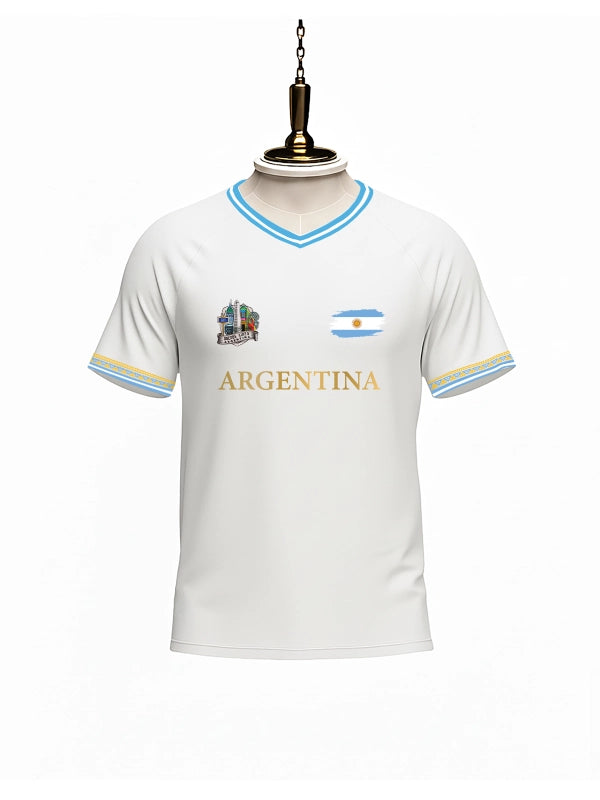 Argentina World Cup Signature Jersey (White) By Shopsery image 2