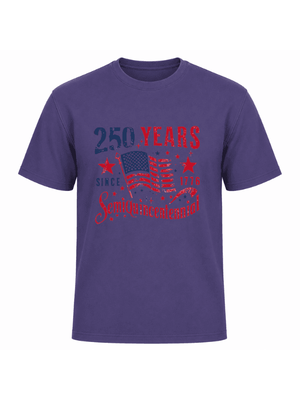 America 250th Anniversary T-Shirt | USA Semiquincentennial 1776–2026 American Flag Patriotic Graphic Tee image 5