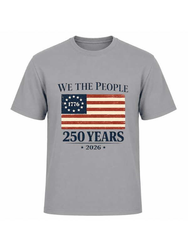 We The People 250 Years T-Shirt | USA 250th Anniversary American Flag 1776–2026 Graphic Tee image 11