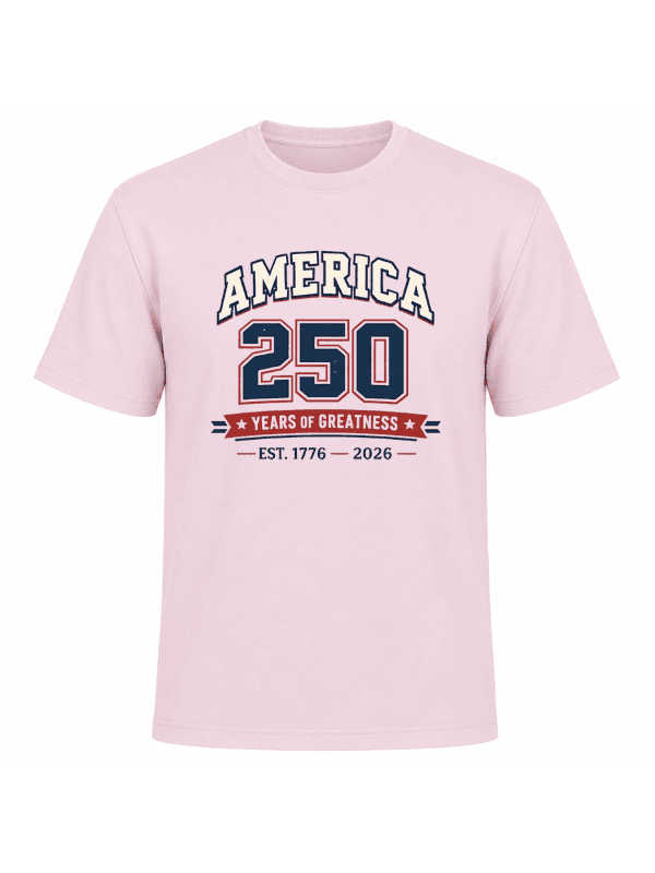 America 250 Years of Greatness T-Shirt | USA 250th Anniversary Patriotic Graphic Tee (1776–2026) image 11