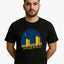Sacramento Tower Bridge Night Graphic T-shirt (Black) image 1