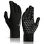 Winter Gloves – Warm Touchscreen Thermal Knit Design by Shopsery - Black image