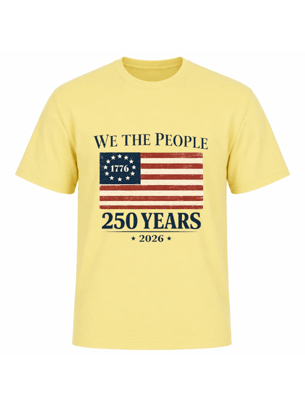 We The People 250 Years T-Shirt | USA 250th Anniversary American Flag 1776–2026 Graphic Tee image 9