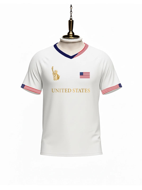 USA World Cup Signature Jersey (White) By Shopsery image 1