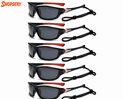 Shopsery Sports Polarized Sunglasses for Men – 5 Pack Combo | UV400 Protection | HD Polarized Outdoor Driving Cycling Fishing Sunglasses image 1