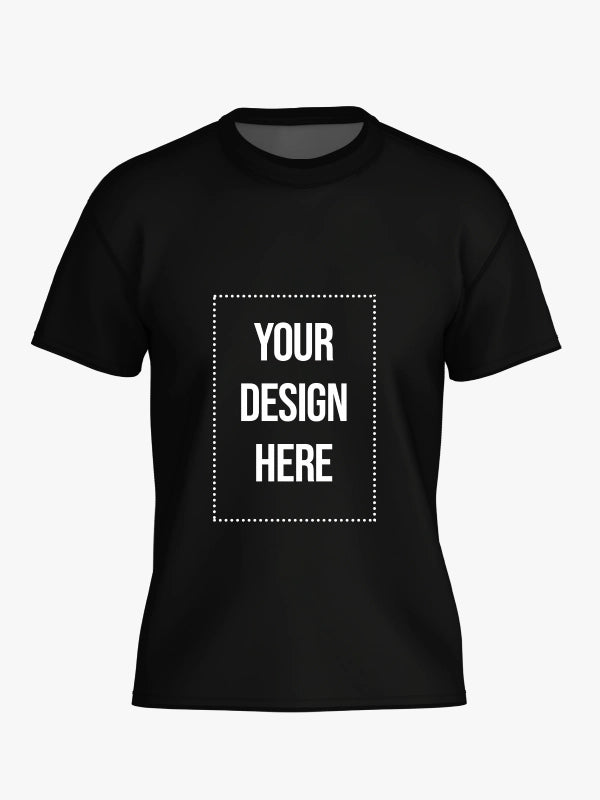 Custom T Shirt -Black Color Premium Personalized T-Shirts by Shopsery image 0