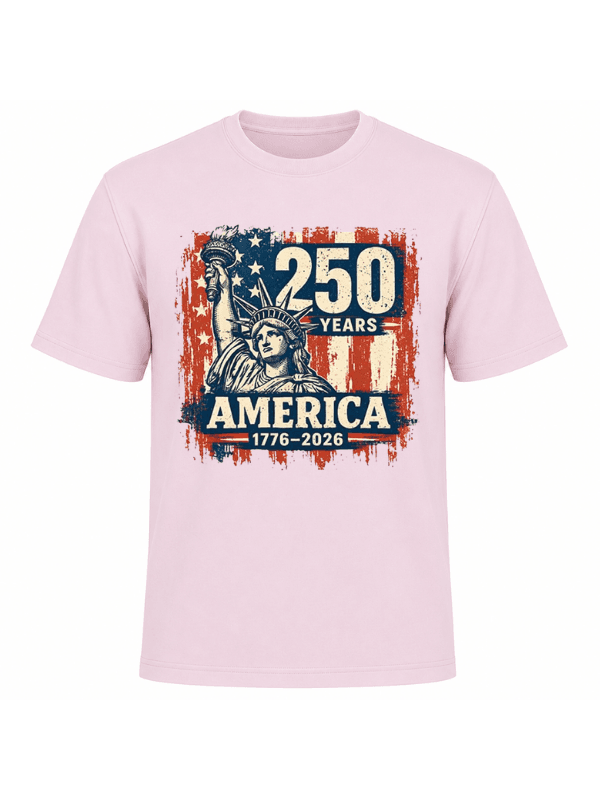 America 250 Years T-Shirt | Statue of Liberty USA 250th Anniversary Semiquincentennial 1776–2026 Patriotic Graphic Tee image 10