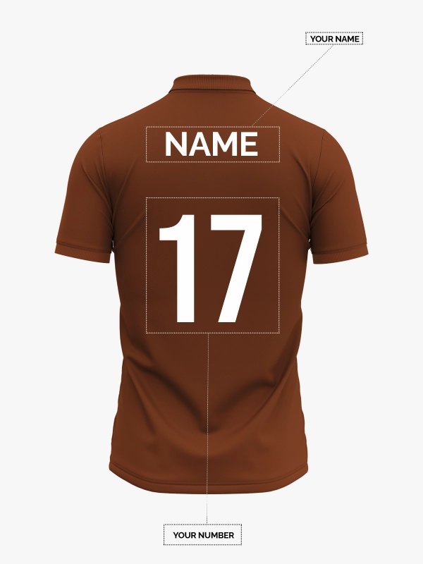 Custom Polo T-shirt Coffee