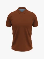 Custom Polo T-shirt Coffee