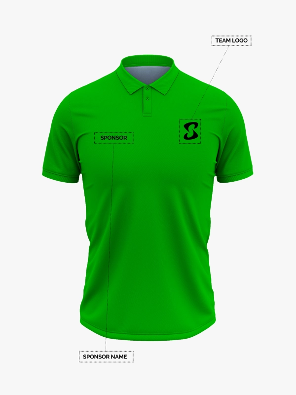 Custom-Polo-Green-Front
