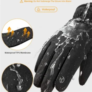 TRENDOUX Winter Gloves Black