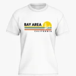 Bay Area California Sunset Graphic T-shirt