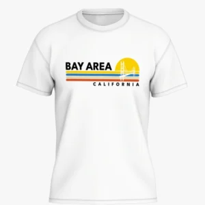 Bay Area California Sunset Graphic T-shirt