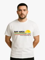 Bay Area California Sunset Graphic T-shirt