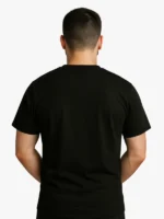 California Retro Palm Sunset Graphic T-shirt (Black) - Image 3