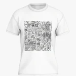Music Doodle Graphic T-shirt