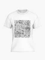 Music Doodle Graphic T-shirt