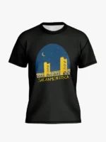 Sacramento Tower Bridge Night Graphic T-shirt