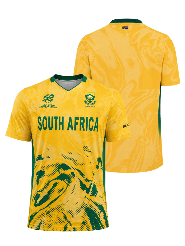 1 South Africa ICC Men's T20 World Cup 2026 Cricket Jersey – Fan Version by Shopsery - Image 1