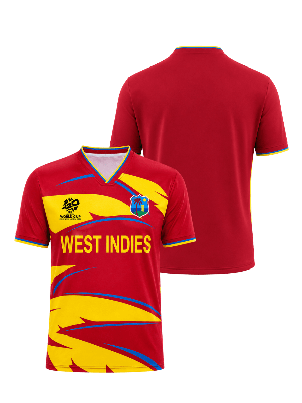 1 West Indies ICC Men's T20 World Cup 2026 Cricket Jersey – Fan Version by Shopsery - Image 1
