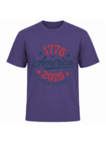 America 1776–2026 T-Shirt | Land of the Free USA 250th Anniversary Patriotic Graphic Tee - Image 5