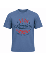 America 1776–2026 T-Shirt | Land of the Free USA 250th Anniversary Patriotic Graphic Tee - Image 11