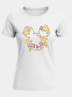 Disneyland Floral Mickey Ears T-Shirt | Disney World Family Vacation Tee | Unisex Graphic Shirt - Image 5