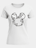 Disneyland Floral Mickey Shirt | Disney World Family Vacation Tee | Unisex T-Shirt - Image 5