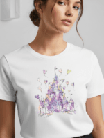 DisneyWorld Castle T-Shirt for Men and Women | Disneyland Castle T Shirt - Image 3