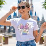 Disneyland Castle Minnie Ears T Shirt | DisneyWorld Castle Shirt Women