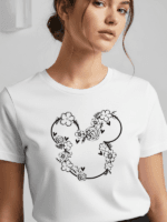 Disneyland Floral Mickey Shirt | Disney World Family Vacation Tee | Unisex T-Shirt - Image 3