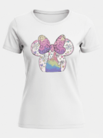 Disneyland Castle Minnie Ears T Shirt | DisneyWorld Castle Shirt Women - Image 5