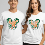 Disneyland Floral Mickey Ears T-Shirt | Disney World Family Matching Shirt | Unisex Tee