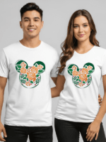 Disneyland Floral Mickey Ears T-Shirt | Disney World Family Matching Shirt | Unisex Tee