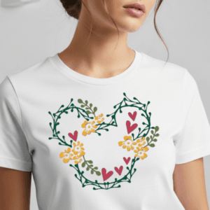 Disneyland Floral Mickey Shirt | Disney World Family Vacation Tee | Unisex T-Shirt