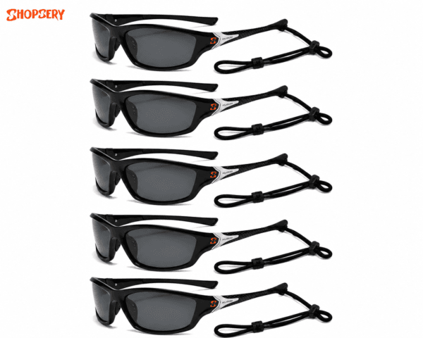 Shopsery Sports Polarized Sunglasses for Men – 5 Pack Combo | UV400 Protection | HD Polarized Outdoor Driving Cycling Fishing Sunglasses - Image 6