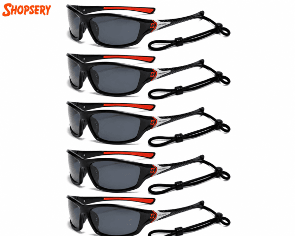 Shopsery Sports Polarized Sunglasses for Men – 5 Pack Combo | UV400 Protection | HD Polarized Outdoor Driving Cycling Fishing Sunglasses - Image 2