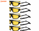 Shopsery Sports Polarized Sunglasses for Men – 5 Pack Combo | UV400 Protection | HD Polarized Outdoor Driving Cycling Fishing Sunglasses - Image 3