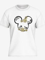 Yellow Floral Mouse Ears Graphic T-Shirt | Disney Inspired Unisex Vacation Tee - Image 4