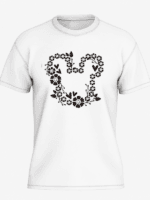 Black Floral Mouse Ears T-Shirt | Disney Inspired Unisex Graphic Tee - Image 6