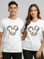 Yellow Floral Mouse Ears Graphic T-Shirt | Disney Inspired Unisex Vacation Tee